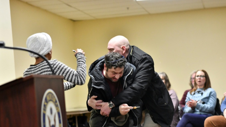 Omar attacked in Minneapolis after Trump vows to 'de-escalate'