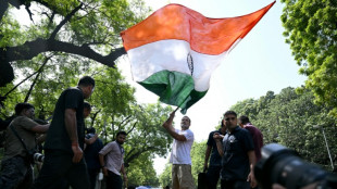 El l&iacute;der opositor indio Rahul Gandhi, detenido brevemente en una protesta electoral