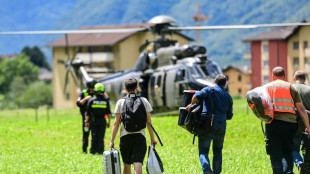 Trois personnes toujours disparues apr&egrave;s de fortes crues en Suisse