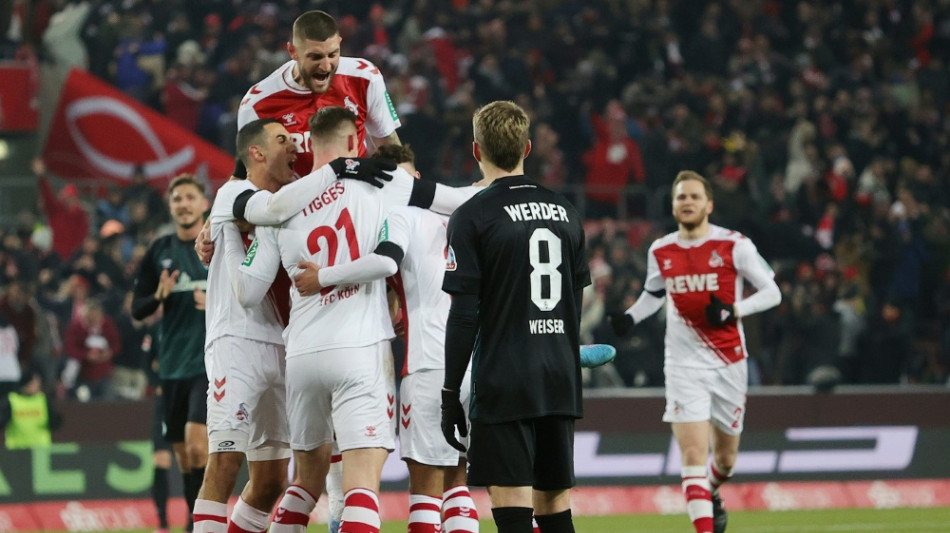 Historischer Sieg gegen den Frust: K&ouml;ln &uuml;berrollt Werder