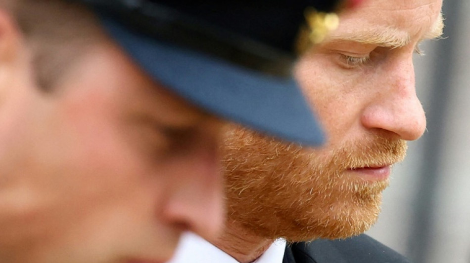 William et Harry ensemble mais sans signe de r&eacute;conciliation aux fun&eacute;railles de la reine