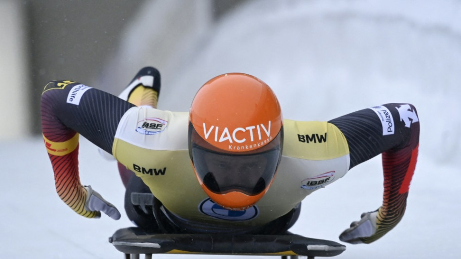 Skeleton: Weltmeister Grotheer zur Halbzeit auf Goldkurs, deutsche Doppelf&uuml;hrung
