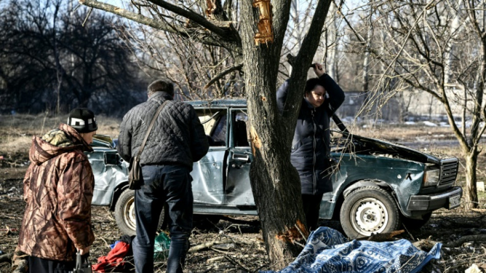 Corps calcin&eacute; et immeuble &eacute;ventr&eacute;: dans l'est de l'Ukraine, la guerre a commenc&eacute;