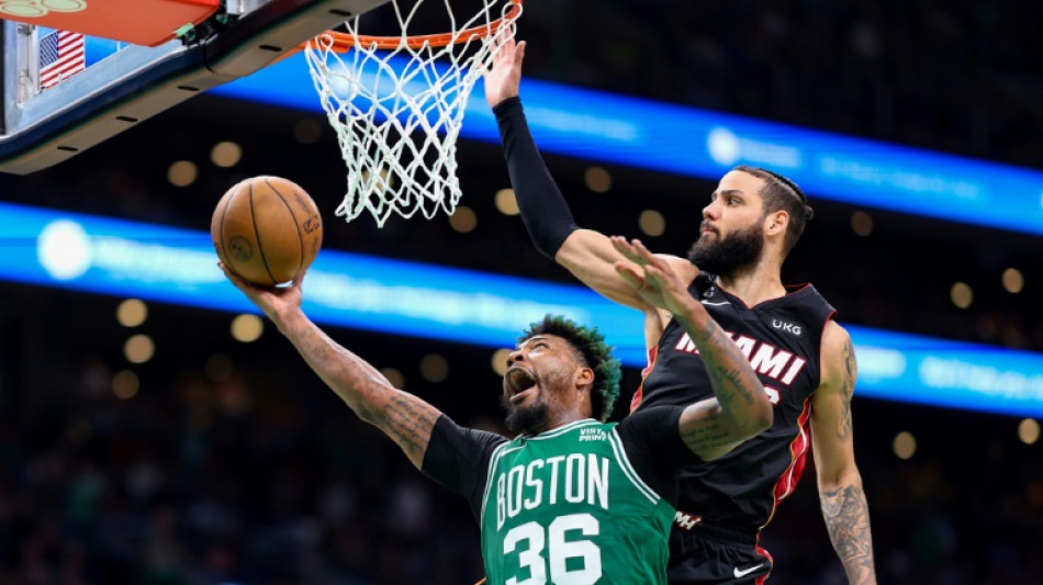 Celtics pummel Heat to keep NBA title hopes alive