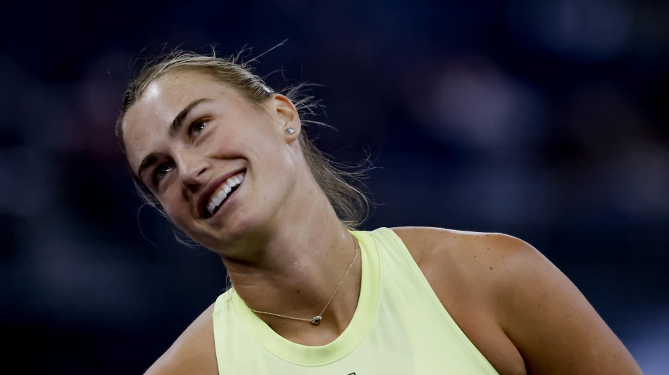 Sabalenka 'lottato alla grande, contro un uomo il tennis &egrave; diverso'