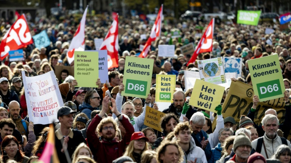 Decenas de miles de personas se manifiestan por el clima en Países Bajos antes de las legilativas