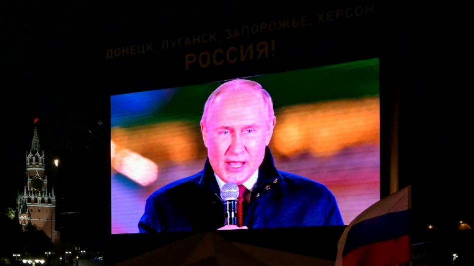Putin: Bewohner der annektierten ukrainischen Regionen kehren in ihre "Heimat" zur&uuml;ck