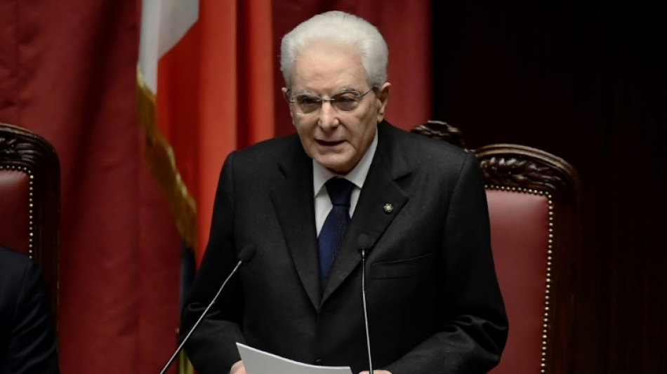 Italie: le pr&eacute;sident r&eacute;&eacute;lu a pr&ecirc;t&eacute; serment devant le parlement