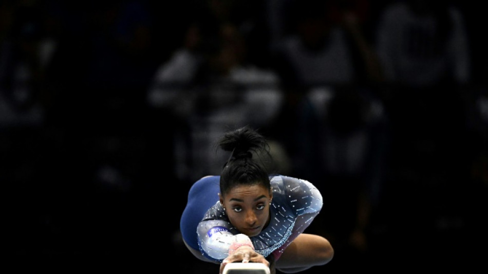 Las estadounidenses, campeonas del mundo de gimnasia por equipos, el 20&ordm; t&iacute;tulo mundial de Biles