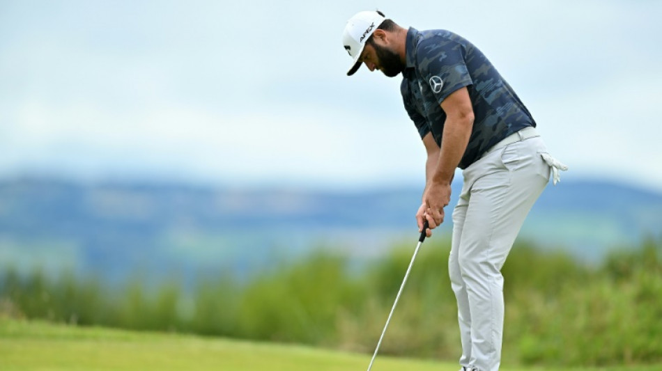 Rahm hails 'best round' after sparkling 63 at British Open