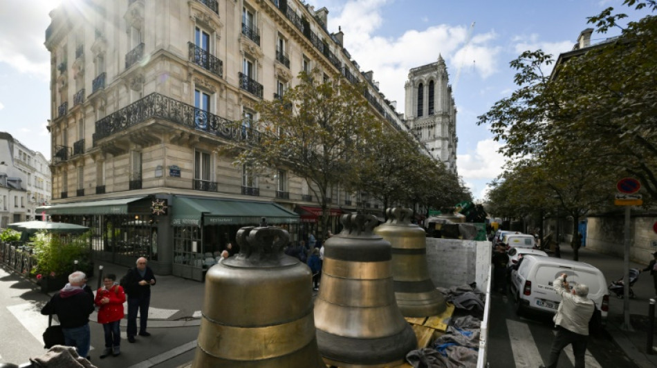 Notre-Dame retrouve huit cloches &agrave; trois mois de sa r&eacute;ouverture