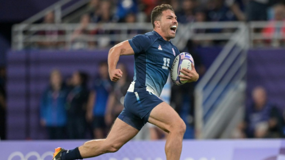 R&eacute;trospective 2024: l'or olympique au rugby &agrave; VII pour la star fran&ccedil;aise Antoine Dupont