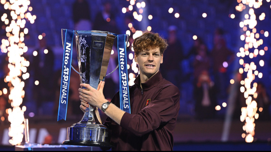 Tennis: Sinner chiude l'anno da n.2, Musetti ottavo