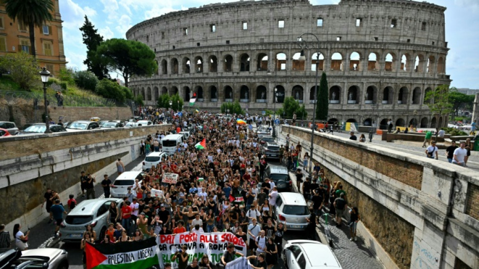 Huelga general y protestas en Italia en apoyo a los palestinos y la flotilla para Gaza