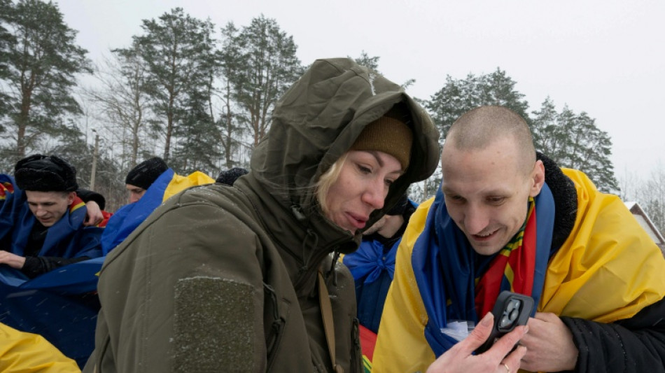 Emotional reunions, dashed hopes as Ukraine soldiers released