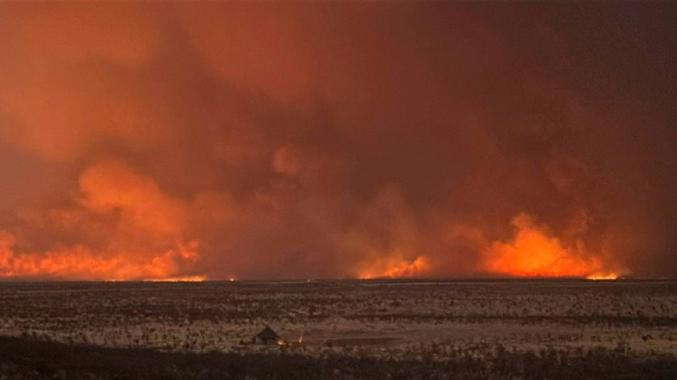 Le gigantesque feu en Namibie est "contenu" d'après le gouvernement