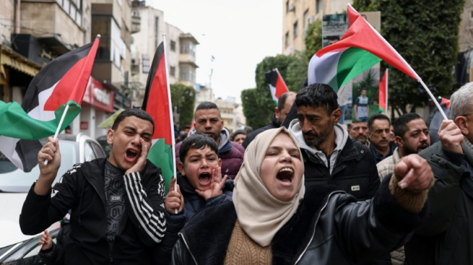 Streik im Westjordanland: Pal&auml;stinenser protestieren gegen Israels Todesstrafe-Gesetz 