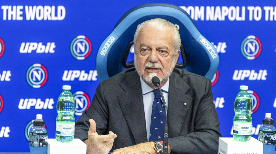 Calcio: De Laurentiis, per il Napoli sar&agrave; ricostruzione totale
