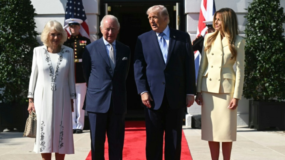 Trump empf&auml;ngt Charles III. im Wei&szlig;en Haus