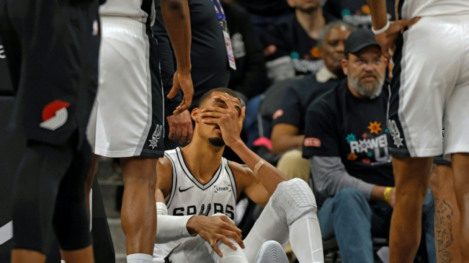 Spurs' Wembanyama ruled out of game 3 after concussion