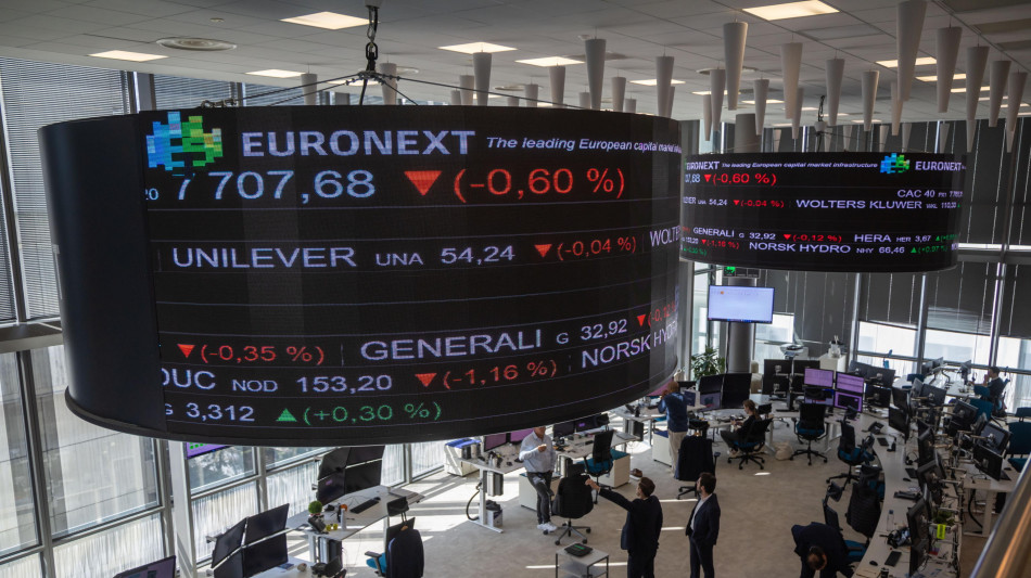 Borsa: l'Europa fiacca dopo Wall Street, Milano -0,1%